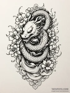 Cherub, tattoo line art, black outline only,... - эскиз тату (№1751709878_0, 05.07.2025 10:04) — Tatufoto.com