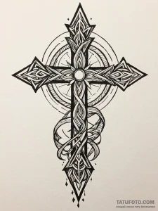 Rune, tattoo sketch design, vibrant colors, f... - эскиз тату (№1751715085_0, 05.07.2025 11:31) — Tatufoto.com