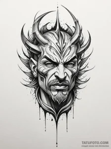 N, tattoo sketch design, dynamic composition,... - эскиз тату (№1751715683_0, 05.07.2025 11:41) — Tatufoto.com