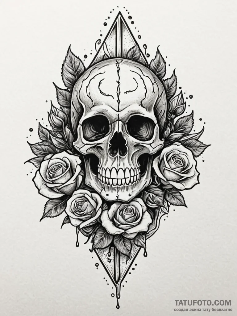 Burning blade trapped in ice, tattoo sketch d... - эскиз тату (№1751720625_0, 05.07.2025 13:03) — Tatufoto.com