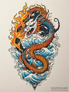 Rift sigil burning through sky, tattoo flash... - эскиз тату (№1751723370_0, 05.07.2025 13:49) — Tatufoto.com