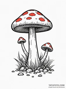 Extra life 1-up mushroom, retro gaming style,... - эскиз тату (№1751730992_0, 05.07.2025 15:56) — Tatufoto.com