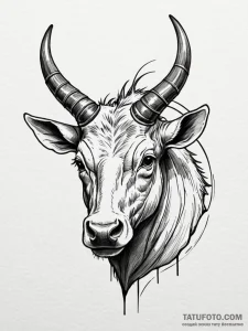 Broken horn of forgotten beast, concept art f... - эскиз тату (№1751731434_0, 05.07.2025 16:03) — Tatufoto.com