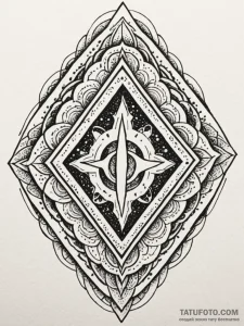 Blood rune burning through stone, tattoo line... - эскиз тату (№1751731701_0, 05.07.2025 16:08) — Tatufoto.com