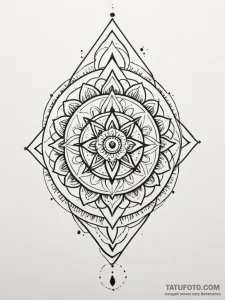 Riftwalker beneath burning stars, tattoo draw... - эскиз тату (№1751733911_0, 05.07.2025 16:45) — Tatufoto.com