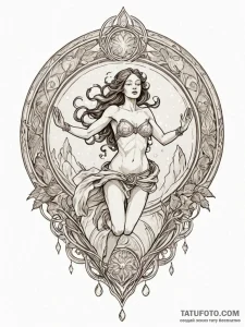 Stasis pod with a figure floating inside, cov... - эскиз тату (№1751733998_0, 05.07.2025 16:46) — Tatufoto.com