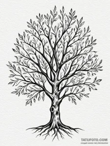 Abstract representation of a family tree's br... - эскиз тату (№1751736636_0, 05.07.2025 17:30) — Tatufoto.com