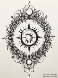 Eclipse vines choking sigil, concept art for... - эскиз тату (№1751737071_0, 05.07.2025 17:37) — Tatufoto.com