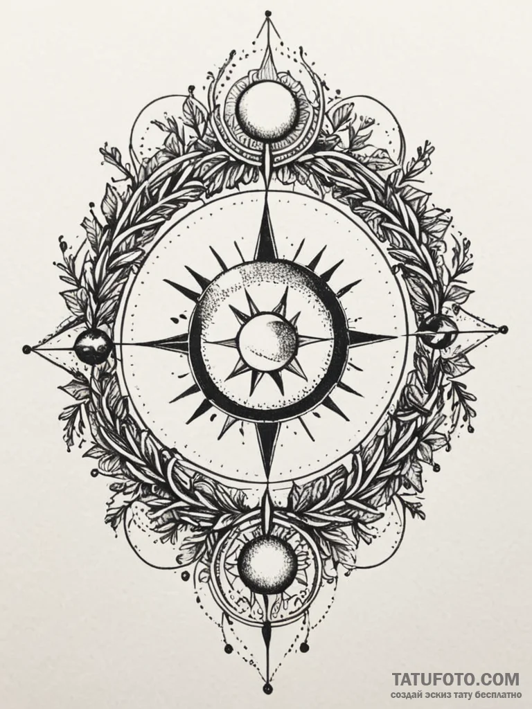 Eclipse vines choking sigil, concept art for... - эскиз тату (№1751737071_0, 05.07.2025 17:37) — Tatufoto.com