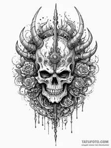 Tide helm beneath spectral rift, tattoo sketc... - эскиз тату (№1751740067_0, 05.07.2025 18:27) — Tatufoto.com