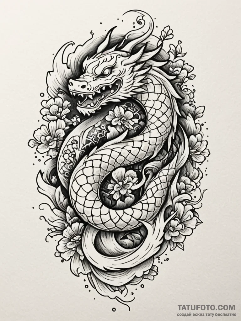 Matryoshka doll, concept art for tattoo, irez... - эскиз тату (№1751743071_0, 05.07.2025 19:17) — Tatufoto.com