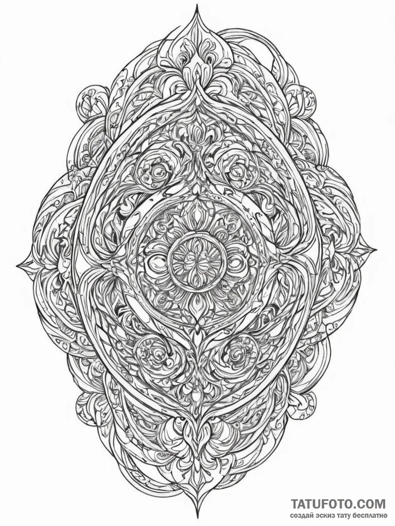 The gom jabbar from dune, concept art for tat... - эскиз тату (№1751744965_0, 05.07.2025 19:49) — Tatufoto.com