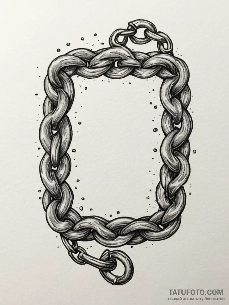 Burning chain binding ancient tome, ink illus... - эскиз тату (№1751747670_0, 05.07.2025 20:34) — Tatufoto.com