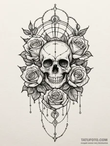Crystal web spun by spectral spider, tattoo l... - эскиз тату (№1751748683_0, 05.07.2025 20:51) — Tatufoto.com