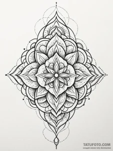 Maple, tattoo line art, dotwork shading, stip... - эскиз тату (№1751750375_0, 05.07.2025 21:19) — Tatufoto.com