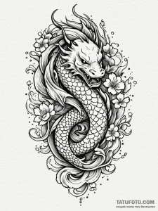 Needle wrapped in spectral chains, tattoo lin... - эскиз тату (№1751756883_0, 05.07.2025 23:08) — Tatufoto.com