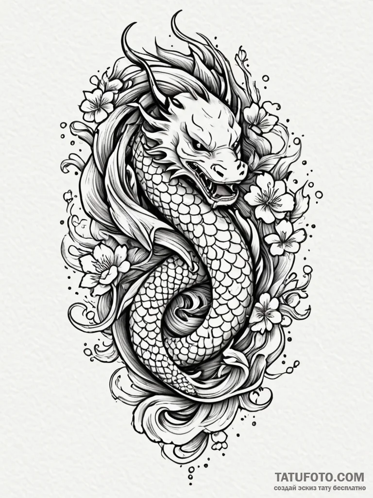 Needle wrapped in spectral chains, tattoo lin... - эскиз тату (№1751756883_0, 05.07.2025 23:08) — Tatufoto.com