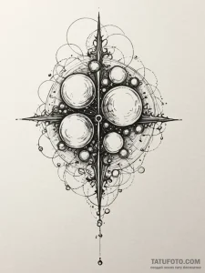 A whimsical bubble popping, momentary,, tatto... - эскиз тату (№1751762555_0, 06.07.2025 00:42) — Tatufoto.com