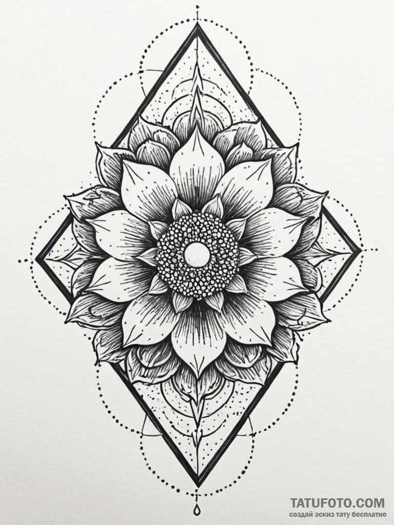 Molten chains binding celestial bloom, ink il... - эскиз тату (№1751769268_0, 06.07.2025 02:34) — Tatufoto.com