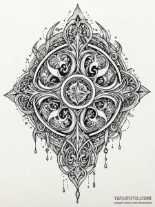 Lilith's sigil, concept art for tattoo, highl... - эскиз тату (№1751772384_0, 06.07.2025 03:26) — Tatufoto.com