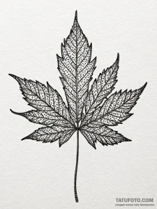 Leaf, tattoo sketch design, minimalist tattoo... - эскиз тату (№1751772810_0, 06.07.2025 03:33) — Tatufoto.com
