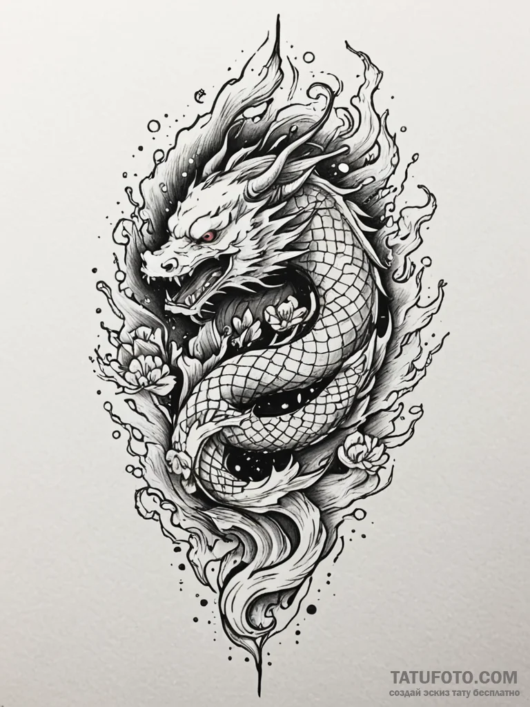 Dagger rising from shattered ground, tattoo l… — эскиз тату (№1751775019_0, 06.07.2025 04:10) — Tatufoto.com