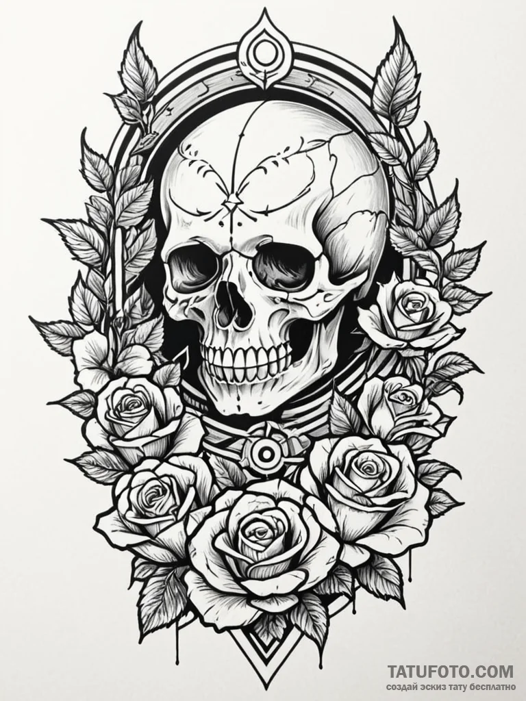 Spirit well beneath spectral gate, tattoo lin… — эскиз тату (№1751775189_0, 06.07.2025 04:13) — Tatufoto.com
