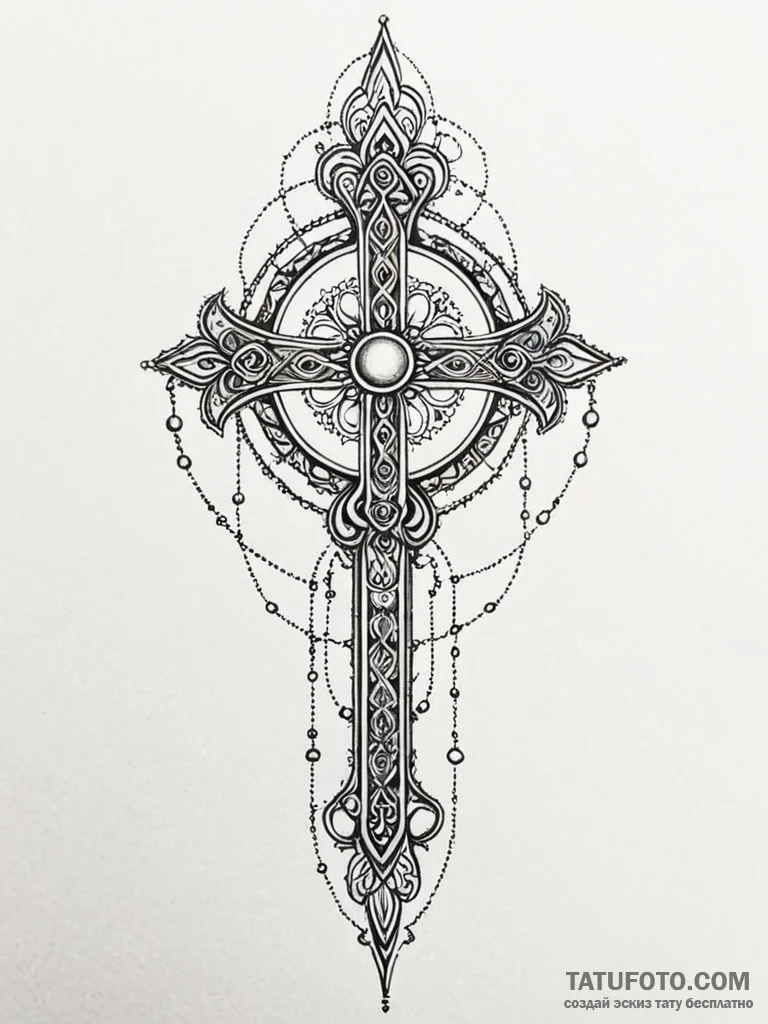 Lunar dagger piercing veil, tattoo sketch des… — эскиз тату (№1751775358_0, 06.07.2025 04:15) — Tatufoto.com