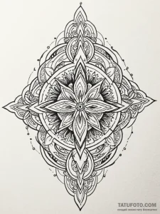 Sacred geometry sleeve, tattoo sketch design,... - эскиз тату (№1751777827_0, 06.07.2025 04:57) — Tatufoto.com