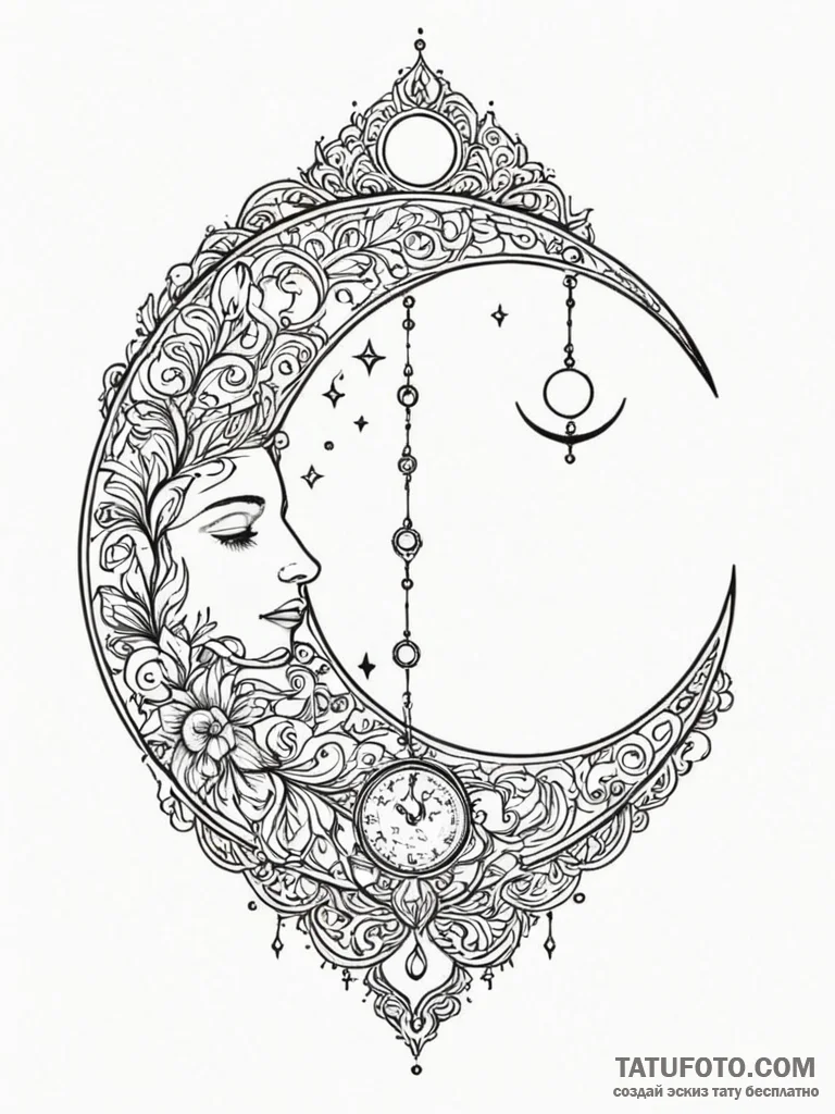 Pocket watch, its face a detailed map of the... - эскиз тату (№1751779012_0, 06.07.2025 05:16) — Tatufoto.com