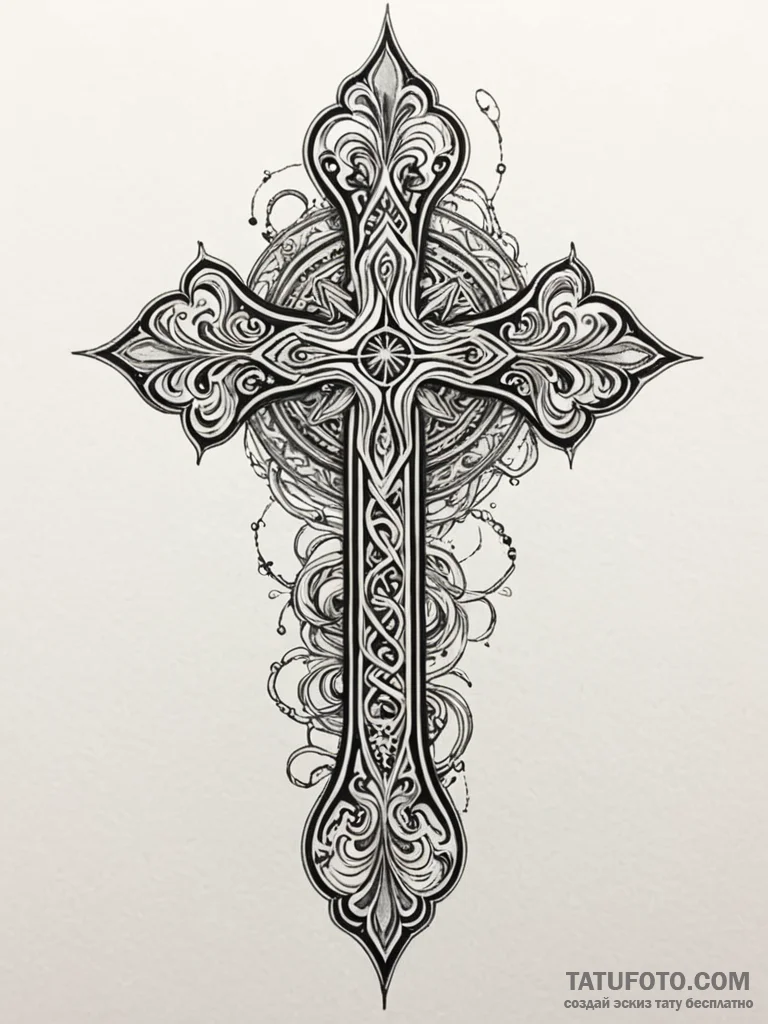Abyssal blade fused with bone, ink illustrati… — эскиз тату (№1751781549_0, 06.07.2025 05:59) — Tatufoto.com