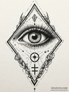 Lizard eye with runic markings, concept art f... - эскиз тату (№1751782561_0, 06.07.2025 06:16) — Tatufoto.com
