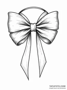 Bow - эскиз тату (№1751784668_0, 06.07.2025 06:51) — Tatufoto.com