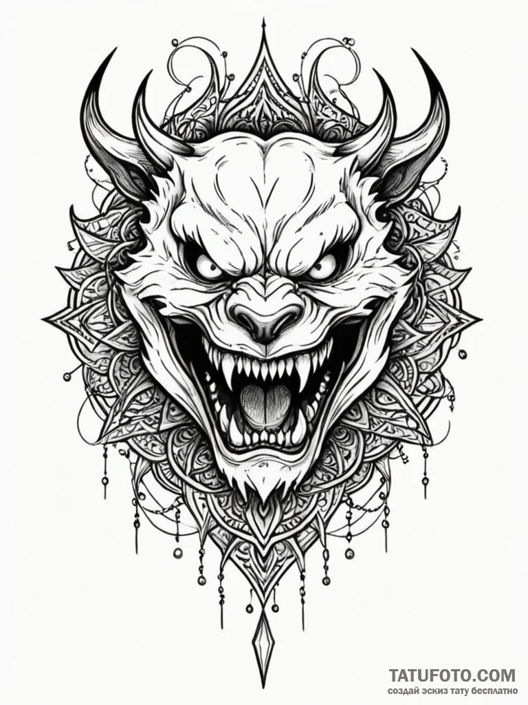 Animated book with sharp teeth, tattoo line a… — эскиз тату (№1751787789_0, 06.07.2025 07:43) — Tatufoto.com