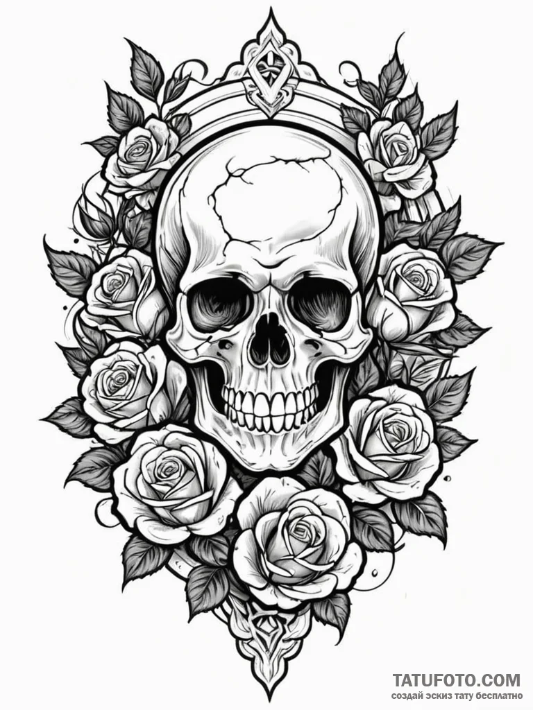 Coat of arms, tattoo flash sheet design, dyna... - эскиз тату (№1751788380_0, 06.07.2025 07:53) — Tatufoto.com