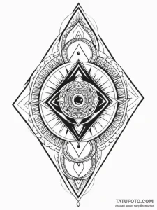 Gleaming serpent through obsidian spire, arti... - эскиз тату (№1751789725_0, 06.07.2025 08:15) — Tatufoto.com