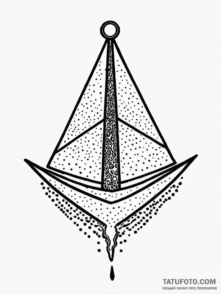 Wifi symbol, low signal, tattoo sketch design… — эскиз тату (№1751790392_0, 06.07.2025 08:26) — Tatufoto.com