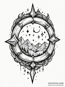 Kingр р†р вђљрівђћсћs ring devouring starligh... - эскиз тату (№1751792918_0, 06.07.2025 09:08) — Tatufoto.com