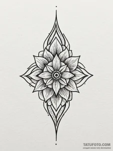 T, artistic tattoo sketch, minimalist tattoo... - эскиз тату (№1751794442_0, 06.07.2025 09:34) — Tatufoto.com