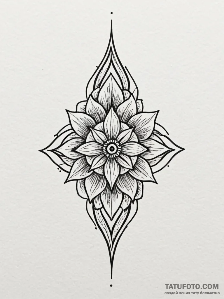 T, artistic tattoo sketch, minimalist tattoo... - эскиз тату (№1751794442_0, 06.07.2025 09:34) — Tatufoto.com