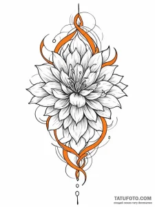 Orange - эскиз тату (№1751795368_0, 06.07.2025 09:49) — Tatufoto.com