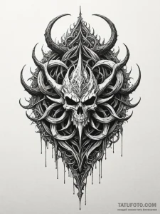 The erdtree from elden ring, concept art for... - эскиз тату (№1751797059_0, 06.07.2025 10:17) — Tatufoto.com