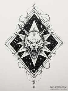 Obsidian crown devouring starlight, artistic... - эскиз тату (№1751797229_0, 06.07.2025 10:20) — Tatufoto.com