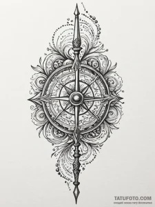 Rapier broken in battle, artistic tattoo sket... - эскиз тату (№1751797738_0, 06.07.2025 10:28) — Tatufoto.com