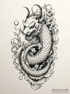 Unseen blade beneath crimson veil, ink illust... - эскиз тату (№1751798418_0, 06.07.2025 10:40) — Tatufoto.com
