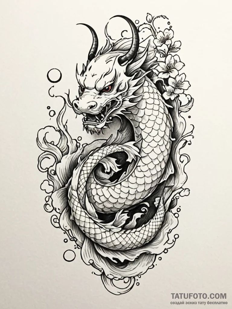 Unseen blade beneath crimson veil, ink illust... - эскиз тату (№1751798418_0, 06.07.2025 10:40) — Tatufoto.com