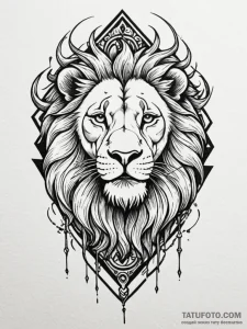 Lion claws raking through void, tattoo flash... - эскиз тату (№1751800385_0, 06.07.2025 11:13) — Tatufoto.com