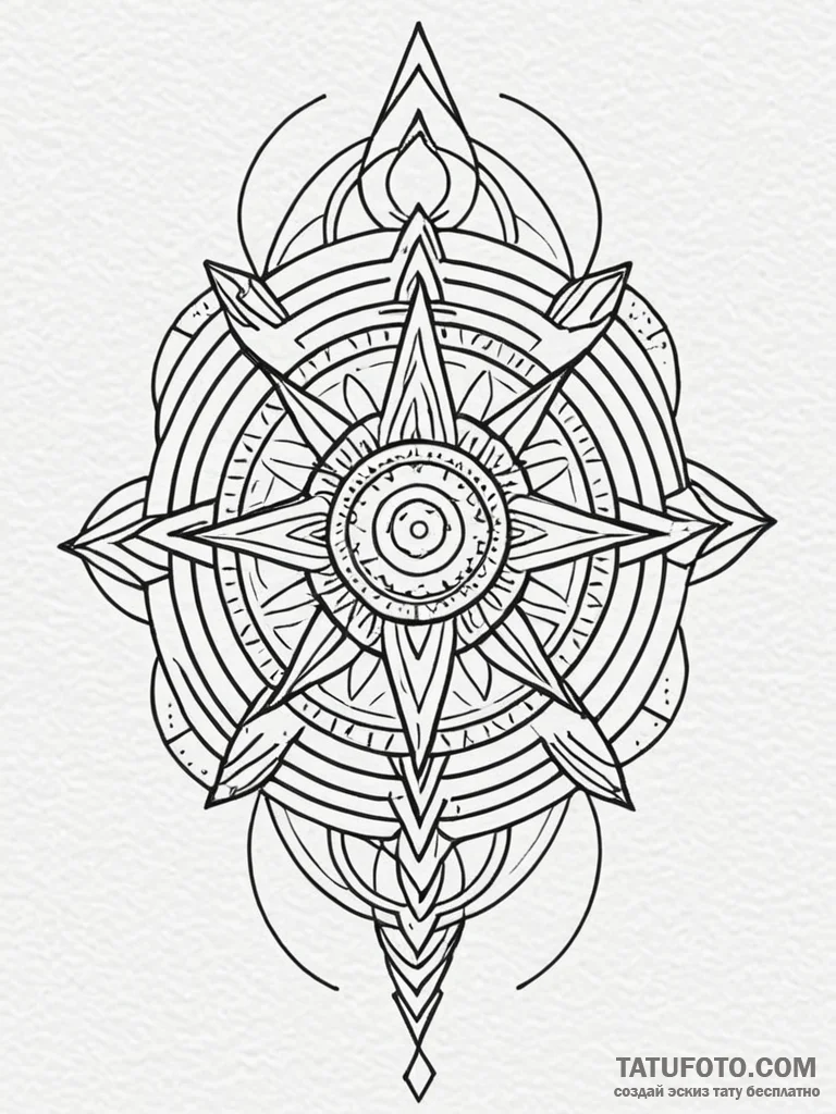 A sacrificial dagger on an altar, tattoo draw... - эскиз тату (№1751800979_0, 06.07.2025 11:22) — Tatufoto.com