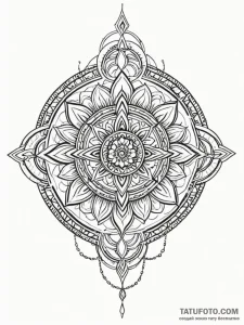 Burning chain melting stone, artistic tattoo... - эскиз тату (№1751802522_0, 06.07.2025 11:48) — Tatufoto.com