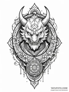 Atomic knight with energy shield, tattoo line... - эскиз тату (№1751814303_0, 06.07.2025 15:05) — Tatufoto.com